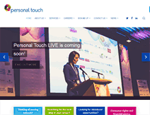 Tablet Screenshot of admanagement.personaltouchfs.com